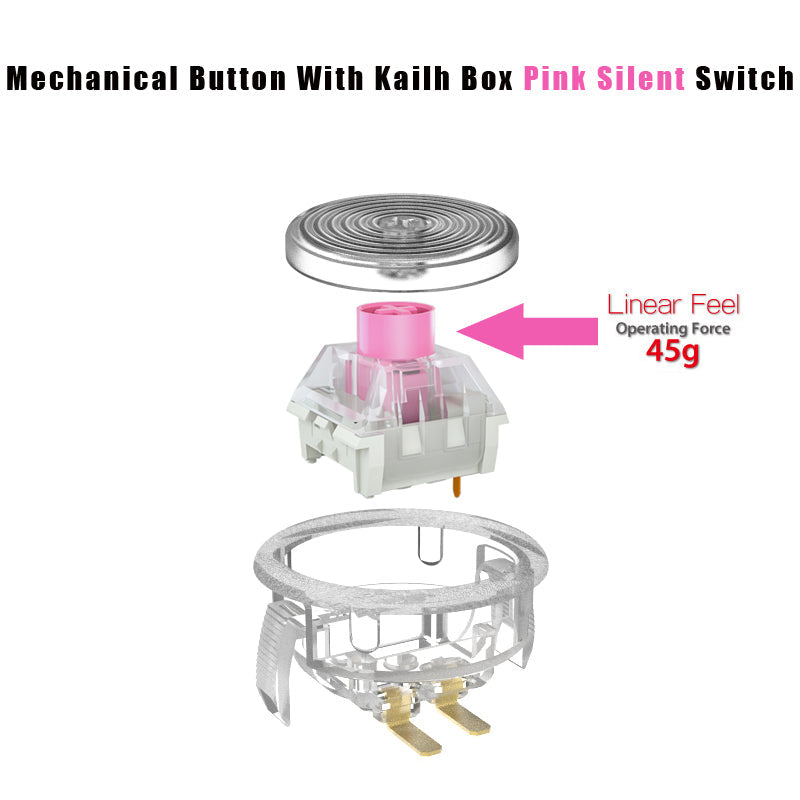 1pcs 30mm 11pcs 24mm Clear Mechanical Buttons Kit Replace for Hitbox Arcade DIY Builds Cabinet MAME Machines