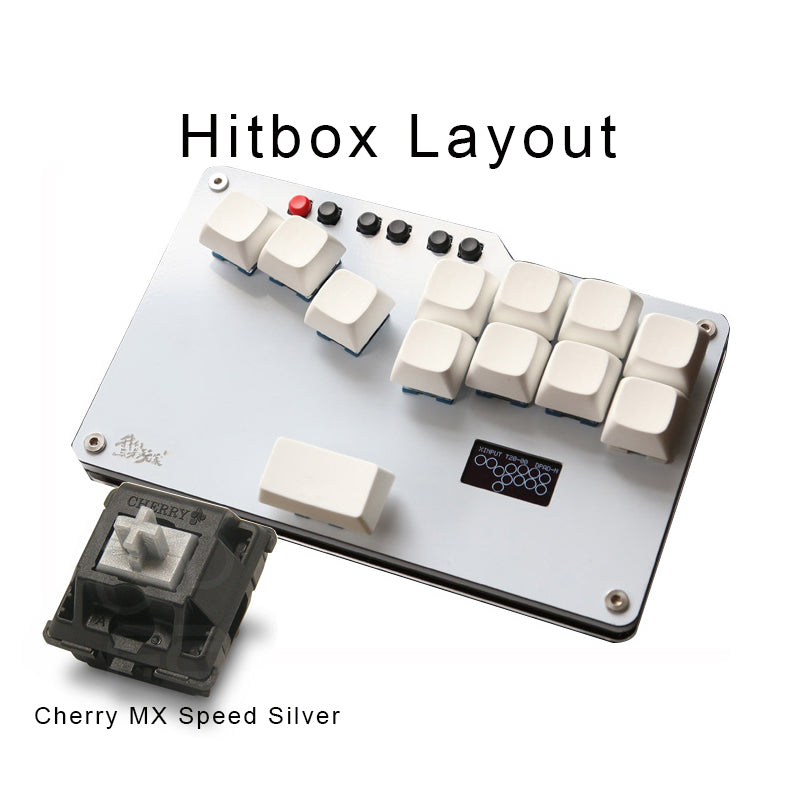 Pocket Mini HitBox SOCD Fighting Stick Controller WASD Mixbox Mechanical Switches Keys Support PC Xinput PS3 DInput Switch Turbo Function