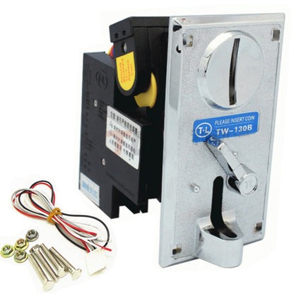 TW-130B Zinc Alloy plate Advanced CPU Coin Acceptor Front Entry Single Coin Selector for Arcade game Vending Machines