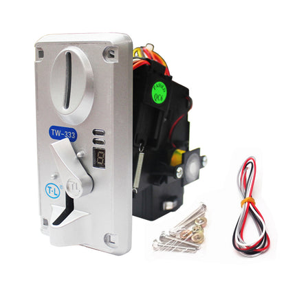 Advanced LCD Display Coin Selector TW-333 Anti Finishing Coin Acceptor for Vending Machines Arcade MAME Game coin system